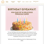 Win a Premium Cake @ Original Foods
