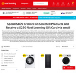 Spend $899 or More on Selected Products & Receive $250 Store Gift Card via Email (Expires within 60 Days) @ Noel Leeming