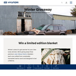Win 1 of 3x premium Lake Hāwea Station blankets (worth $420ea) from Hyundai NZ