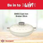 Win a Smeg Cast Iron Braiser from New World Devonport