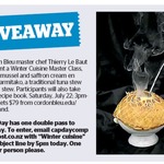 Win a Double Pass to Le Cordon Bleu's Winter Cuisine Master Class from The Dominion Post (Wellington)