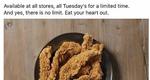 Texas Chicken - 10pc Chicken Tenders $10 (Tuesday Only)