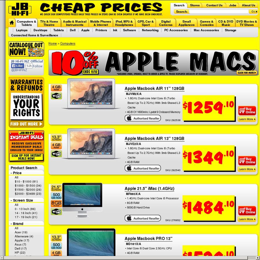 10 off apple computers jb hi fi choicecheapies