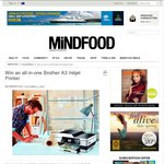 Win an All-in-One Brother A3 Inkjet Printer (Worth $349) from Mindfood