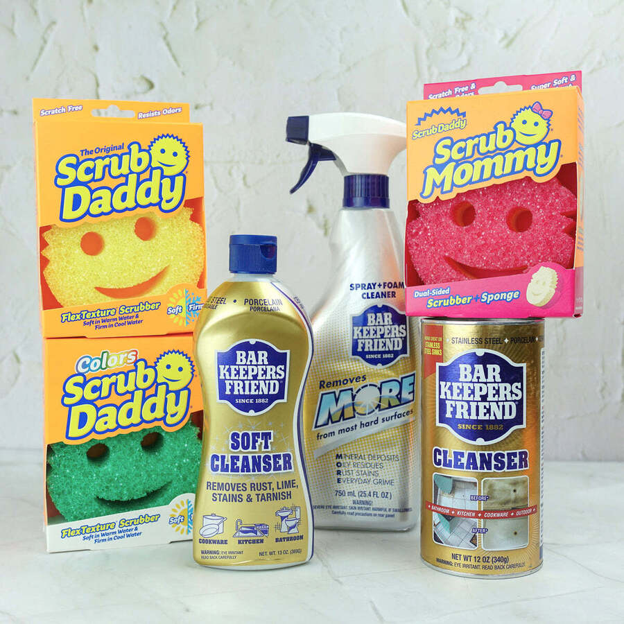 Barkeepers Friends x Scrub Daddy Deal: Double Trio, Home Cleaning Kit  $43.36 (Normally $61.94) + Free Shipping @ Clean Post - ChoiceCheapies