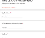 Win a LEGO Exotic Pink Parrot Set @ Brick Store