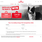 Win a Year's Worth of Pet Food ($4,000) + $2,000 Airbnb Voucher + $500 Madpaws Voucher from Royal Canin