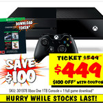 Xbox One 1TB Standalone Console + One Game $449 @ JB Hi-Fi