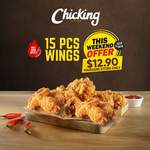 15 Pcs Chicken Wings for $12.90 @ Chicking Mangere, Auckland