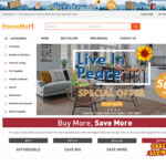 Up to 50% off Live In Peace Sale (e.g. TONGASS Double Wooden Bed for $279.99 + Delivery) @ Homemart