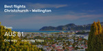 Domestic Flights from $33 eg Wellington ↔ Chch, International from $136 eg AKL ↔ Sydney on Jetstar @ Beat That Flight