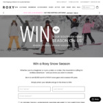 Win a $1,000 ROXY Online Voucher and a Season Ski Lift Pass Worth up to $1,500 from ROXY