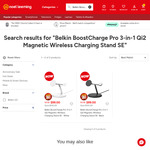 [CSCBG Main] Belkin BoostCharge Pro 3-in-1 Qi2 Black/White $83.77 (RRP $240) + Shipping ($0 C&C) @ Noel Leeming