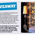 Win a High Tea for 2 at Wellington's Museum Art Hotel from The Dominion Post