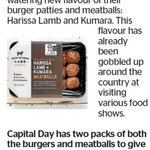 Win 1 of 2 Packs of Harissa Lamb and Kumara Burgers & Meatballs from The Dominion Post