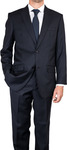 Classic Fit Navy Pinstripe Suit - $349 Shipped (30% off) @ Scriber and Marks