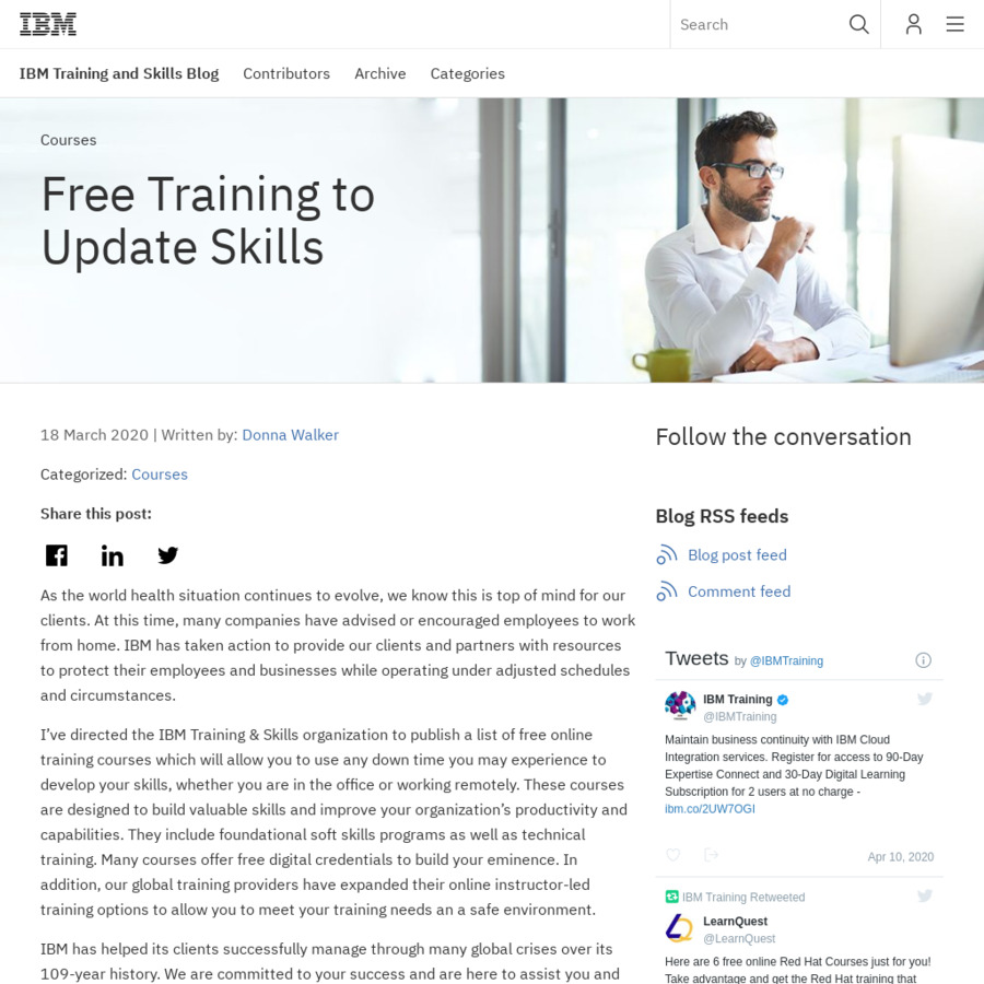Free ibm online training courses ibm choicecheapies