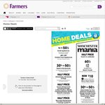 Farmers Home Deals Up to 60% Off Home, 20% Off TVs & Electronics