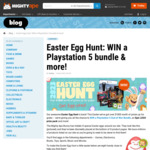Easter Egg Hunt: Win a Playstation 5 Bundle & More @ Mighty Ape