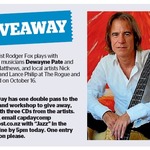 Win a Double Pass to Jazz Concert (Rodger Fox, etc.) + 3 CDs from The Dominion Post (Wellington)