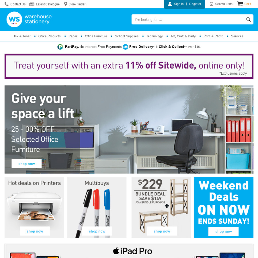 11 off Everything Warehouse Stationery ChoiceCheapies