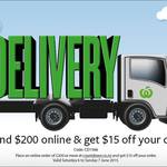 Save $15-$35 off a $200 Online Order @ Countdown