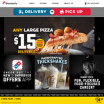 $3.99 Value Range Pizzas until 3pm @ Domino's