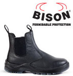 1-day - Bison Leather Steel-Capped Safety Boots $29.99 (Normally $149.99) + $4.99 Shipping