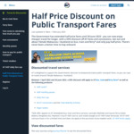 50% Discount on Public Transport Fares @ Auckland Transport