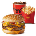 McDonald's: Free Double Quarter Pounder Medium Combo with $30 Spend ($12-$18 after Adding Free Combo to Cart) @ DoorDash