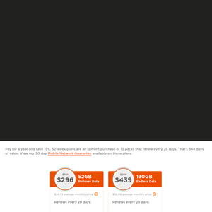 15% off Yearly Plans: 4GB, 300 Minutes & Unlimited Texts Per Month $296, Unlimited Data/Texts/Calls Per Month $439 @ Skinny