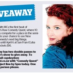 Win 1 of 2 Double Passes to Wellington's Raw Comedy Quest from The Dominion Post