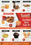 Coupland's Sale - 6 Pack Mini Donuts $1, Gingernuts $1, Quiches $1, Muffins 50c with Any Drink Purchase, 6 Pack Buns $1
