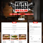 Buy 1 Get 1 Free Burger @ Velvet Burger Online (Auckland, Christchurch, Dunedin)