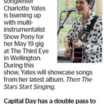 Win a Double Pass to see Charlotte Yates from The Dominion Post (Wellington)