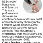 Win a Double Pass to Graduation Season 2019 at NZ School of Dance from The Dominion Post (Wellington)