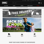 Free Delivery When You Spend ≥$50 (except Large, Heavy Items to Outer Islands) @ Rebel Sport