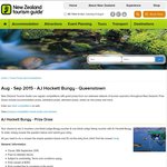 Win an Adult Ledge Bungy & Swing AJ Hackett Voucher from NZ Tourism Guide