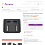 Ninja Foodi Dual Zone Air Fryer $289.99 (Normally $499.99)  @ Famers (Instore Only)