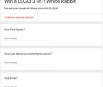 Win a LEGO 3-in-1 White Rabbit @ Brick Store