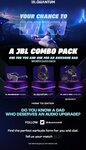 Win 2 x JBL Combo Packs (Soundgear Frames, Quantum 610 Headset and Live 3 TWS Earbuds) Worth $650ea from JBL