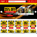 25% off RRP with Purchase of 2 or More Eligible Items + Delivery ($0 C&C/ in-Store/ $130 Order) @ Supercheap Auto