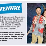 Win 1 of 2 Double Passes to Aladdin from The Dominion Post (Wellington)