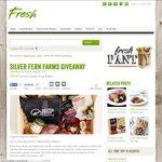Win a Silver Fern Farms Hamper ($50 New World Voucher, Chilly Bag, Vouchers) from Fresh