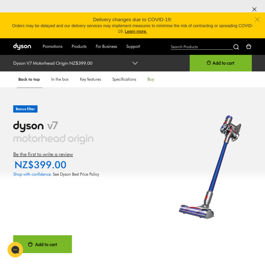 Dyson v7 discount motorhead origin review