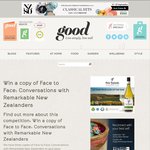 Win 1 of 3 Copies of Face to Face: Conversations with Remarkable New Zealanders from Good Mag