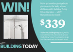 Win a DIY Showerdome kit (worth $339) @ Building Today magazine