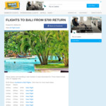 Bali Return from Auckland $700, Christchurch $752, Queenstown $844, Wellington $869 on Jetstar @IWantThatFlight