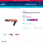 Milwaukee Fastback Folding Utility Knife $23.33 @ Placemakers