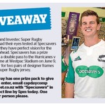 Win a Double Pass to Hurricanes V Chiefs Game, Two Pairs of Designer Frames Voucher, Super Rugby Jersey from The Dominion Post